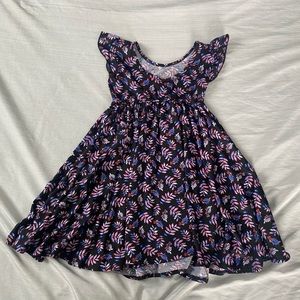 Dot Dot Smile size 5/6 Floral Empire Dress